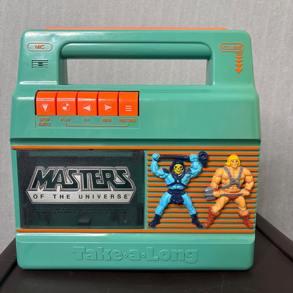 Vintage 1983 Masters of the Universe Take Along Portable Cassette Player Rare